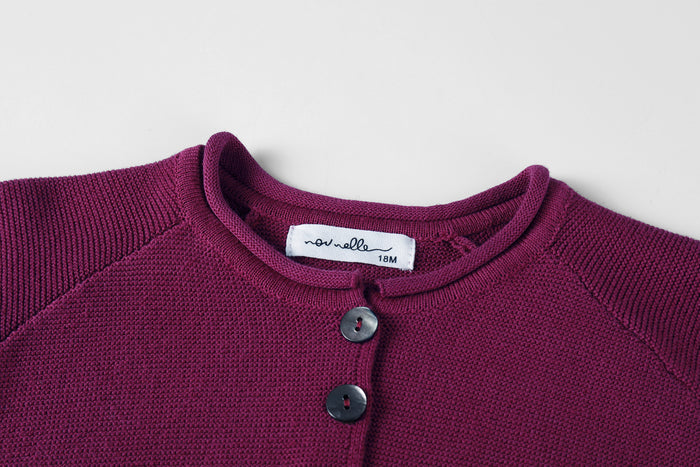 Magenta Cardigan