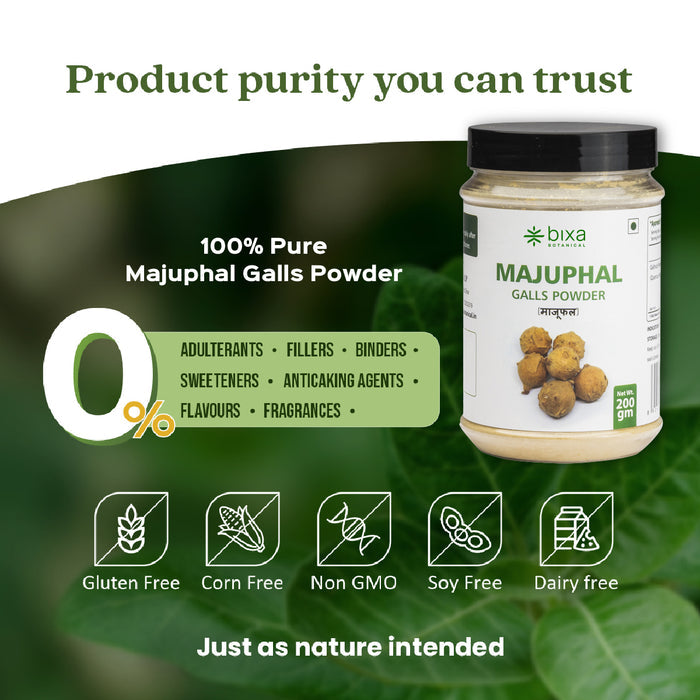 Majuphal Galls Powder ( Quercus infectoria )