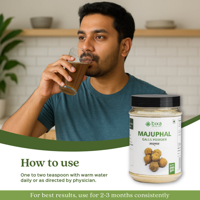 Majuphal Galls Powder ( Quercus infectoria )