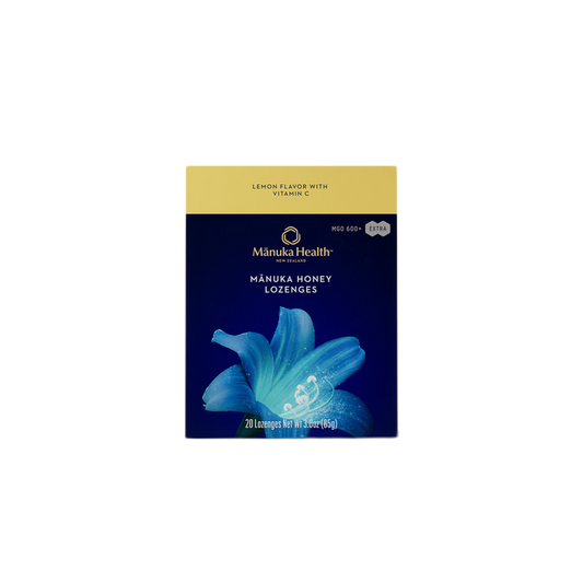 Mānuka Honey Lozenges, Lemon With Vitamin C