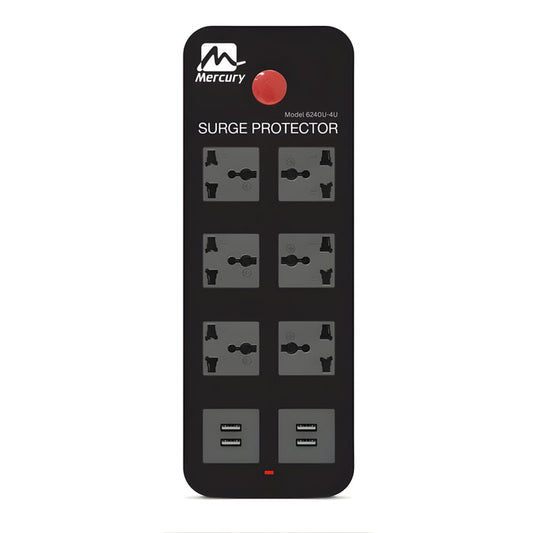 Mercury 6240U-4U Surge Protector with USB