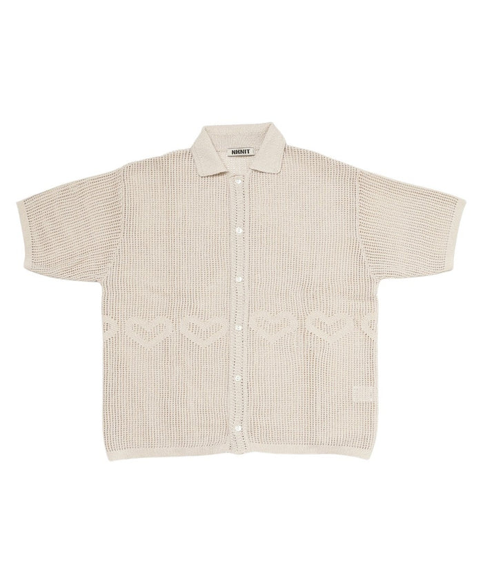 mesh ♡KNIT shirt_3