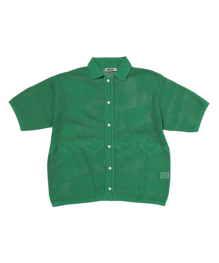 mesh ♡KNIT shirt_7