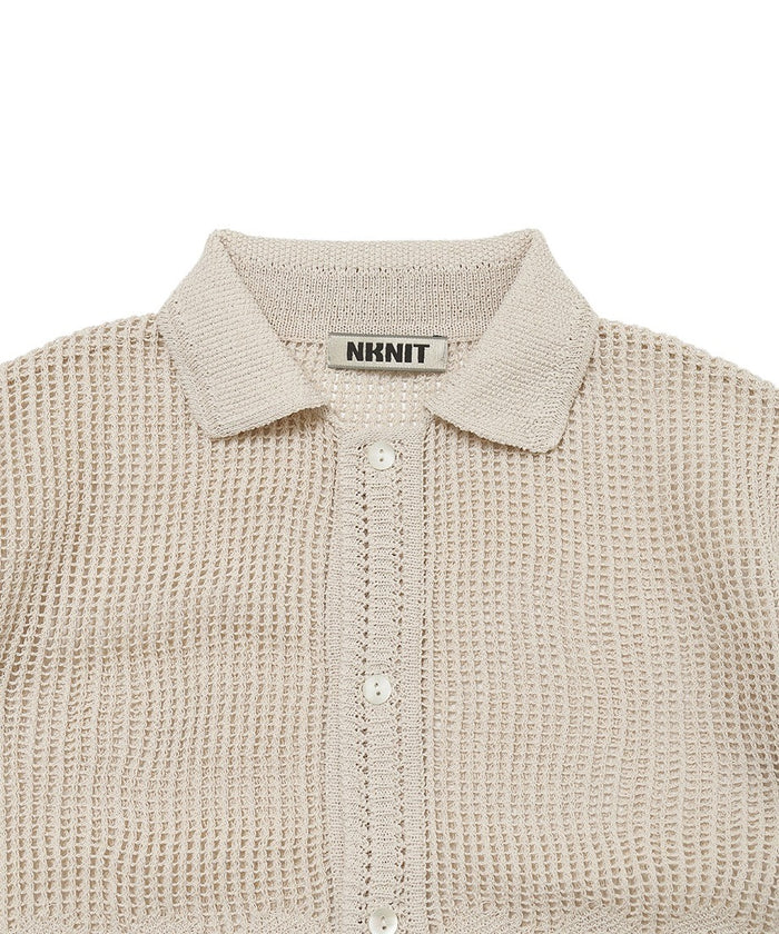 mesh ♡KNIT shirt_8
