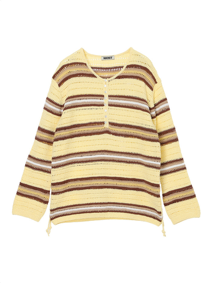 mesh KNIT tops