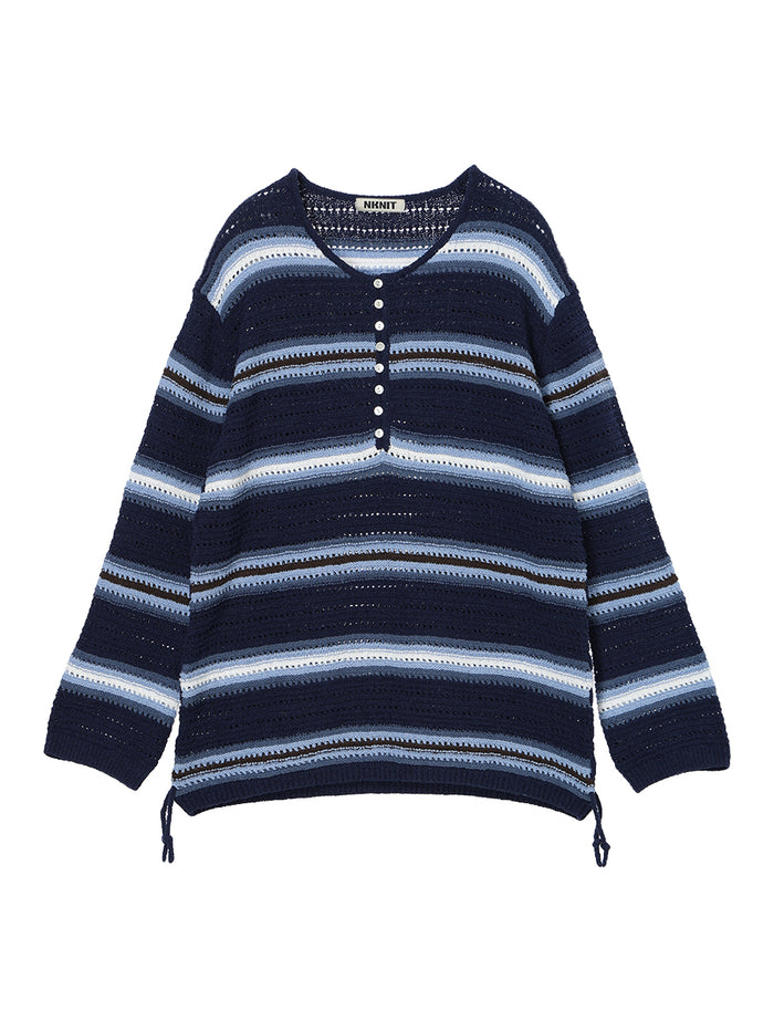 mesh KNIT tops
