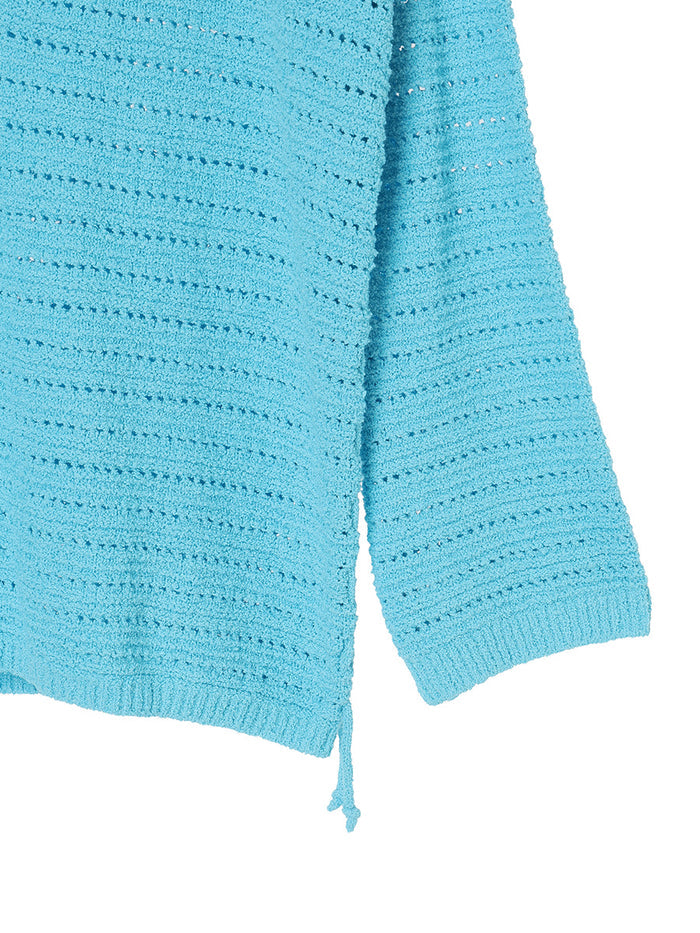 mesh KNIT tops