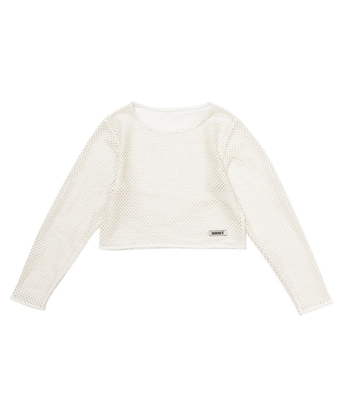 mesh long sleeve T-shirts_2