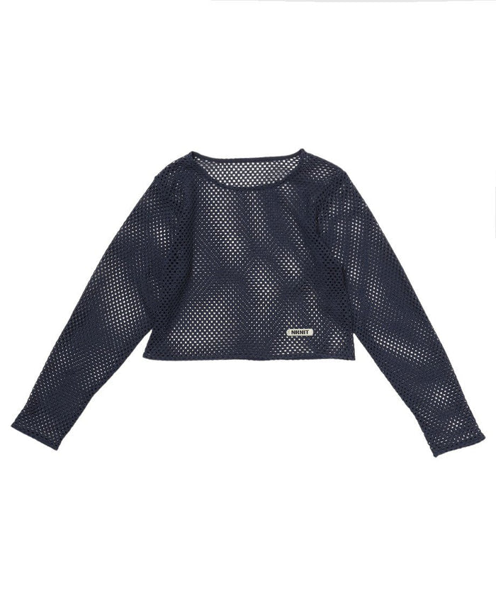 mesh long sleeve T-shirts_4