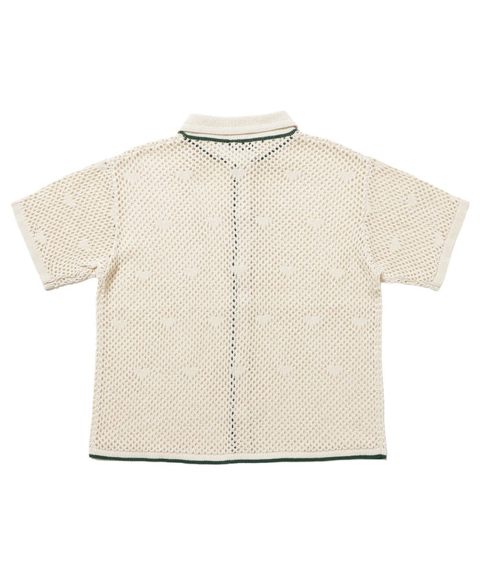mesh♡ pattern KNIT shirt_8