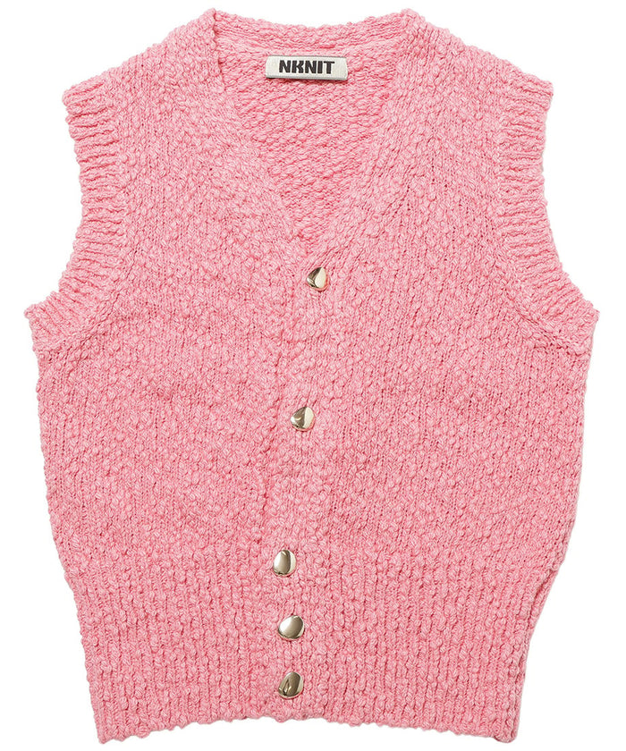 mini V-neck KNIT vest_2