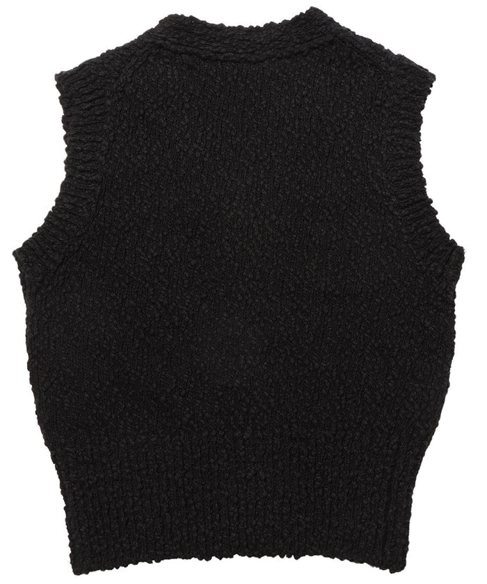 mini V-neck KNIT vest_8