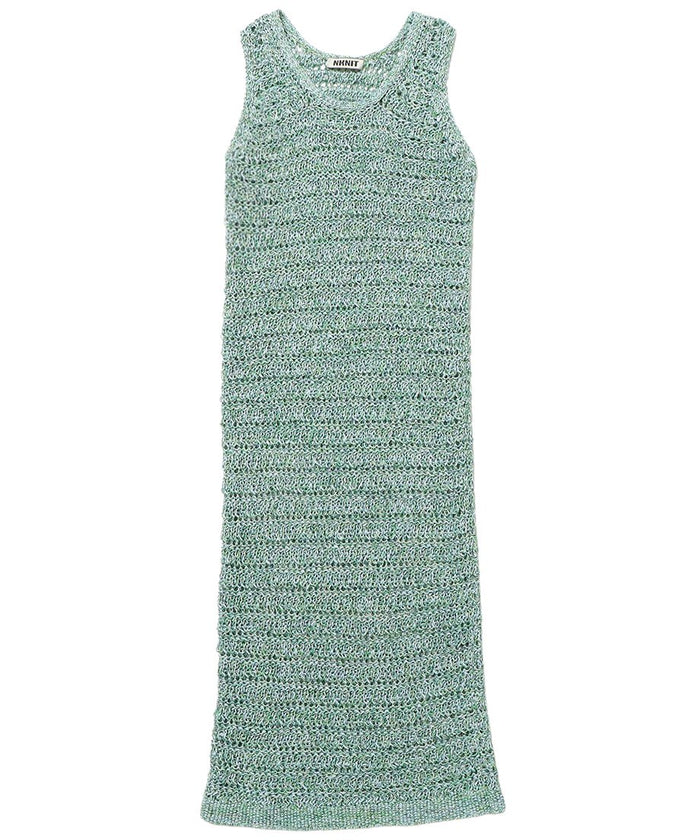 mix color KNIT dress_2