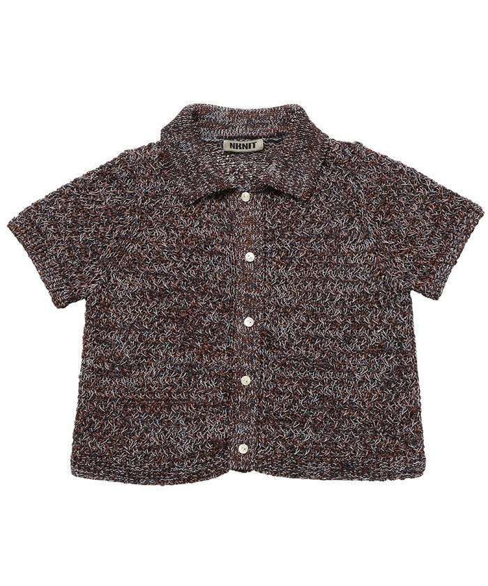 mix color KNIT shirt_4