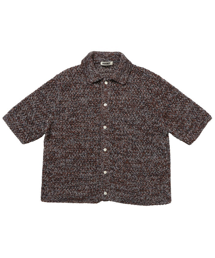 mix color KNIT shirt_5