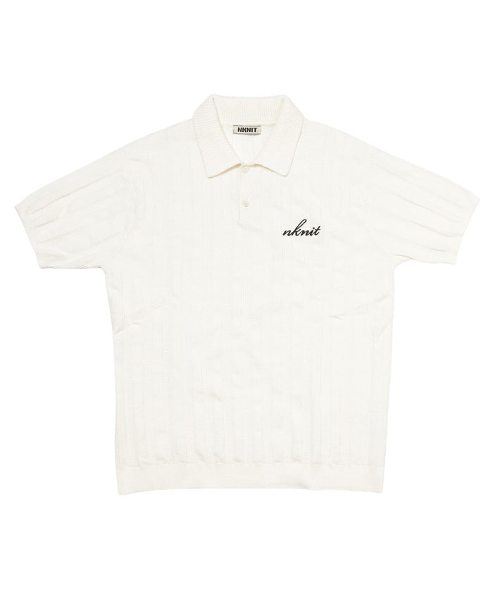 mix gauge logo KNIT shirts_7