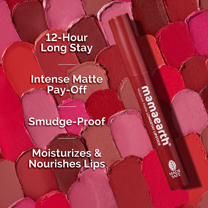 Moisture Matte Longstay Lipstick -2g | Cherry Punch