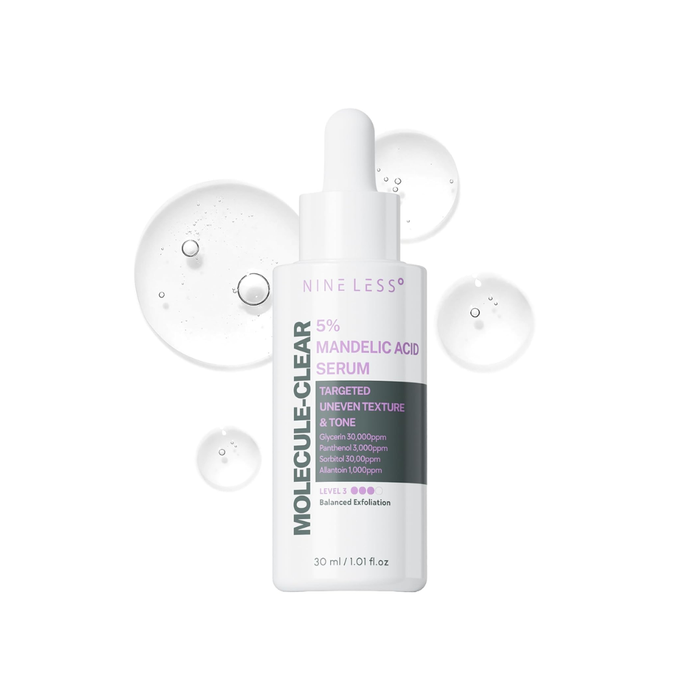 Nine Less Molecule-Clear 5% Mandelic Acid Serum Nudie Glow Australia