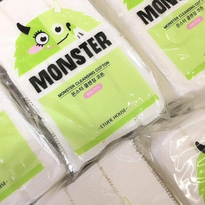 Monster Cleansing Cotton - Korean-Skincare