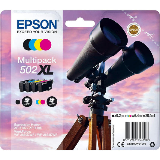 MULTI 4-COLOURS 502XL INK