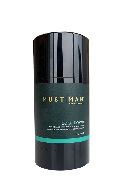 Must Man - Cool Down - Alcohol and Aluminum free deodorant , 2.5 Oz.