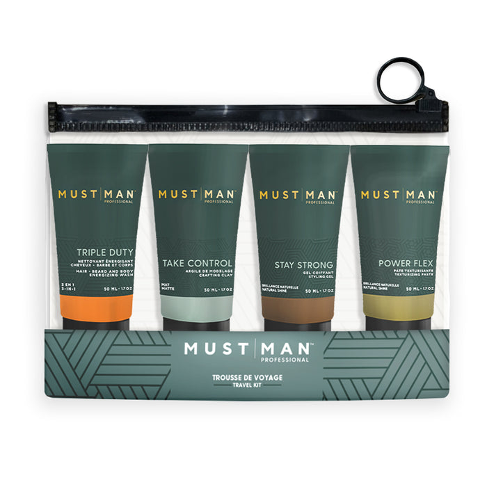 Must Man -TRAVEL KIT - WASH & STYLE