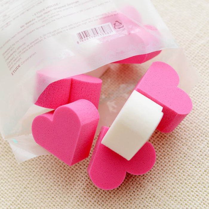 My Beauty Tool Heart Shape Puff - Korean-Skincare