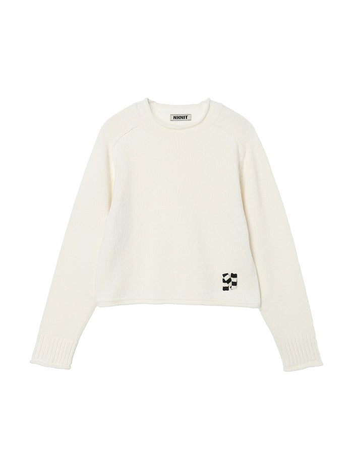 N logo roll-neck KNIT