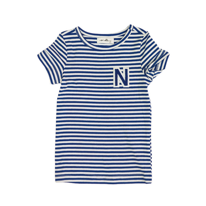 N-Striped Tee Blue