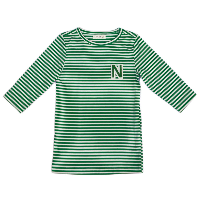 N-Striped Tee Green