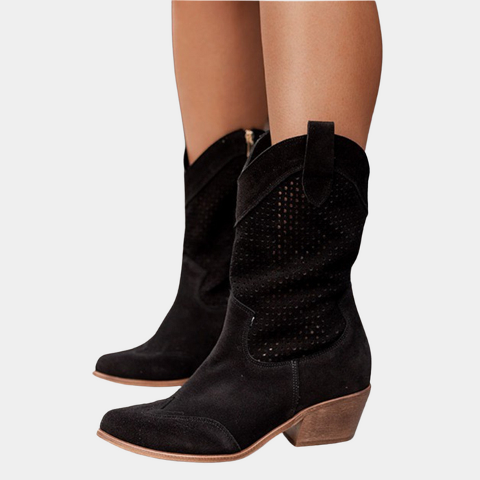 Natalie™ | Cowboy Style Orthopedic Boots