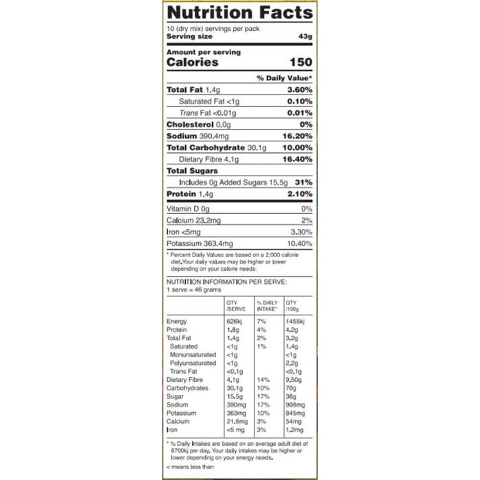 Natural Evolution Banana Bread Mix - 435g