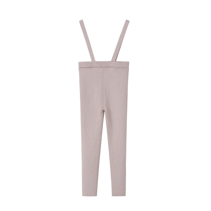 Natural Knit Suspender Pants