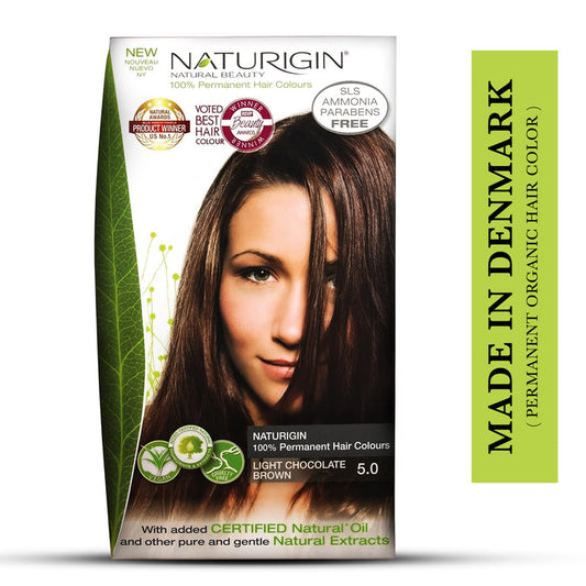 Naturigin Hair Colour - Light Chocolate Brown 5.0 115ml