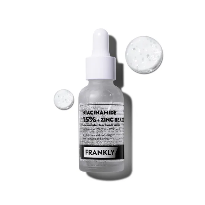 Frankly Niacinamide 15% Zinc Beads Serum Nudie Glow Australia
