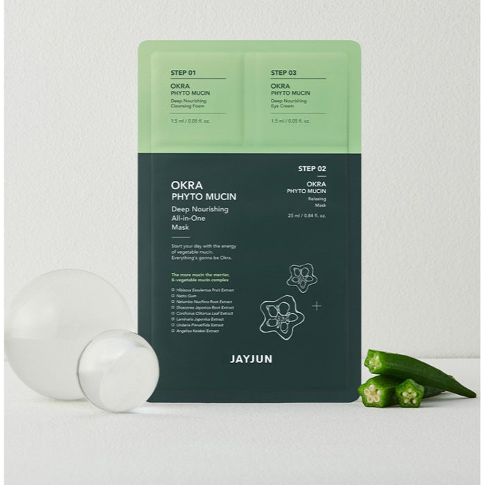 Okra Phyto Mucin Deep Nourishing All-In-One Mask - Korean-Skincare