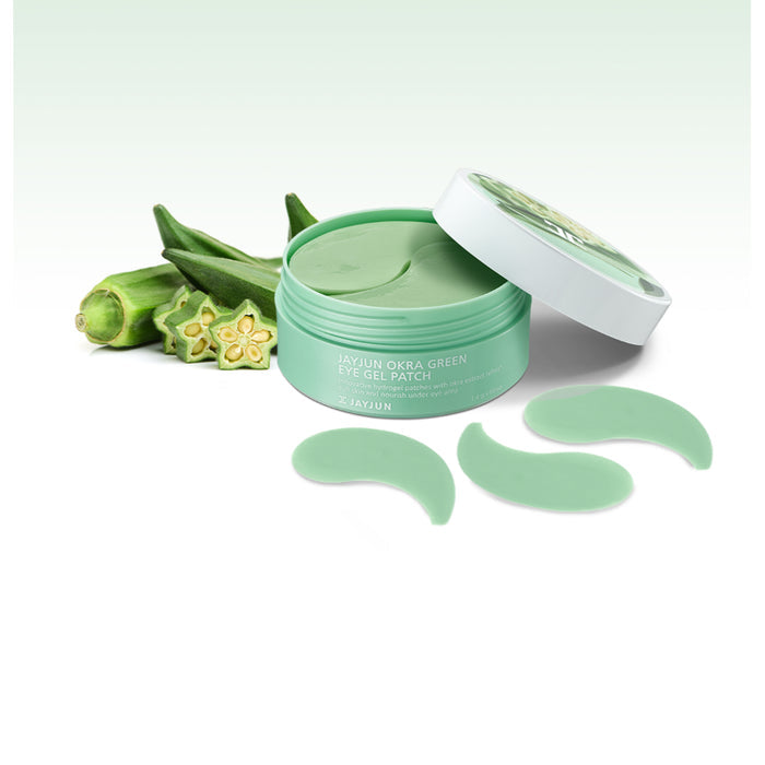 Okra Phyto Mucin Hydrogel Eye Patch - Korean-Skincare