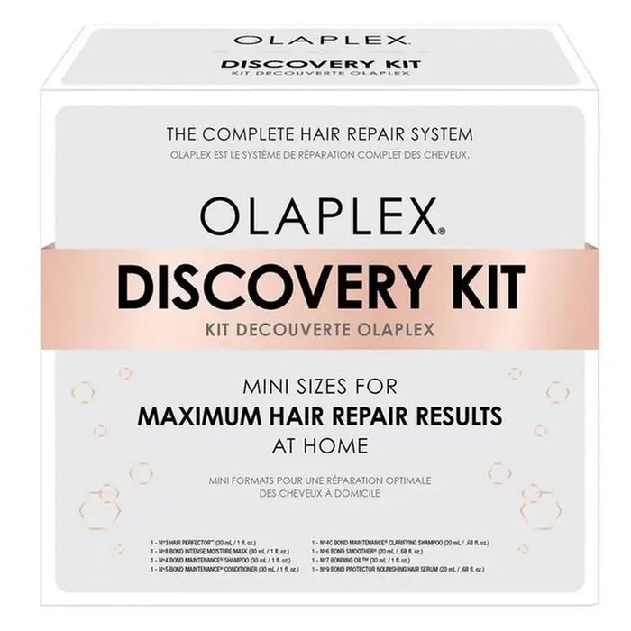 Olaplex Discovery Hair Kit For Complete Hair Repair & Style At Home In Mini Sizes, Pack of 8's Olaplex