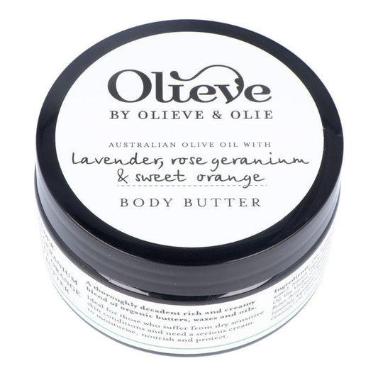 Olieve Body Butter - Lavender, Rose Geranium & Sweet Orange 250ml