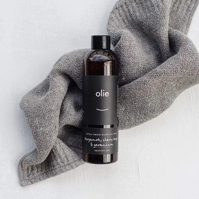 Olieve & Olie Shave Gel 250ml - Bergamot, Clary Sage & Geranium