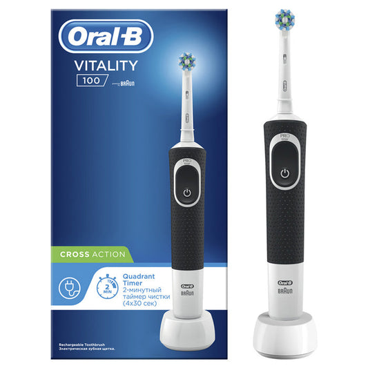 Oral B Vitality Cross Action Electric Toothbrush Black