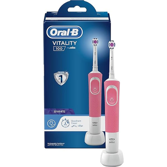 Oral B Vitality Cross Action Electric Toothbrush Pink