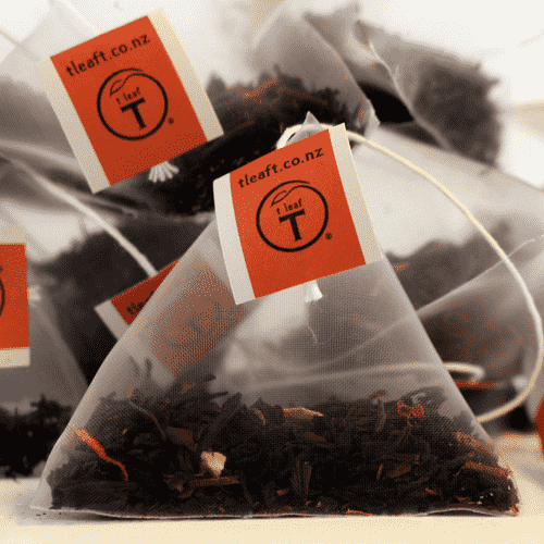 Orange oolong pyramids Pyramid foil pouch 20s | pyramid tea bags New Zealand | t leaf T