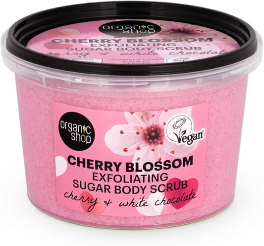 Organic Shop Cherry Blossom Exfoliating Sugar Body Scrub 250ml