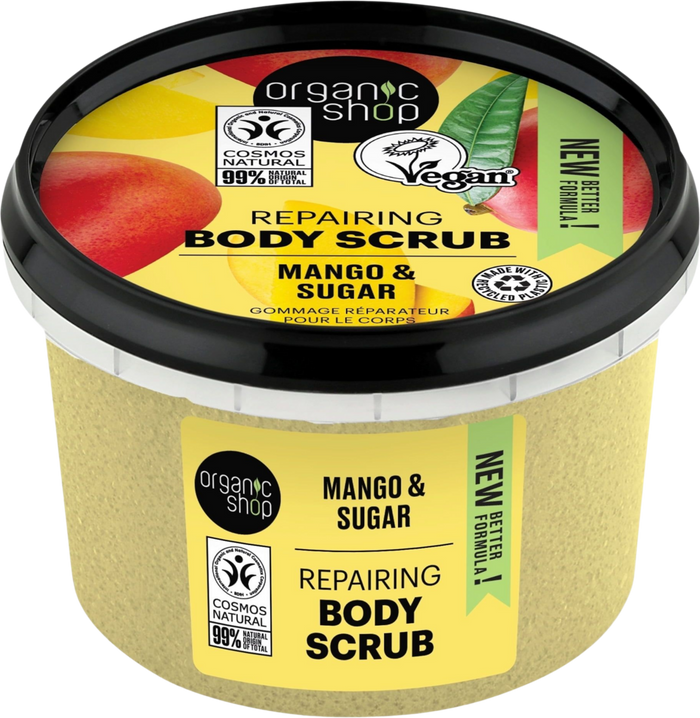 Organic Shop Mango and Sugar Repairing Body Scrub 250ml