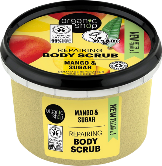 Organic Shop Mango and Sugar Repairing Body Scrub 250ml