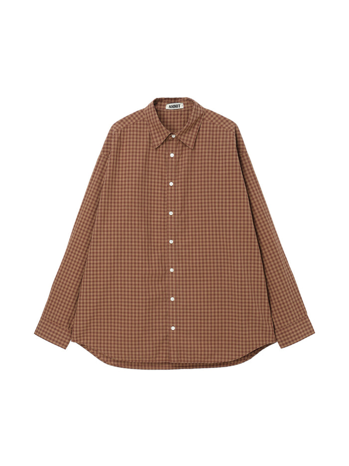 oversized checkered shirt