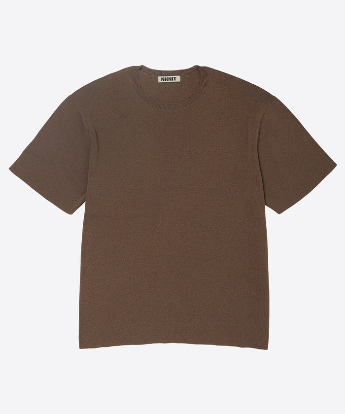 paper mix basic knit T-shirt_1