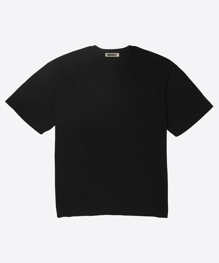 paper mix basic knit T-shirt_2
