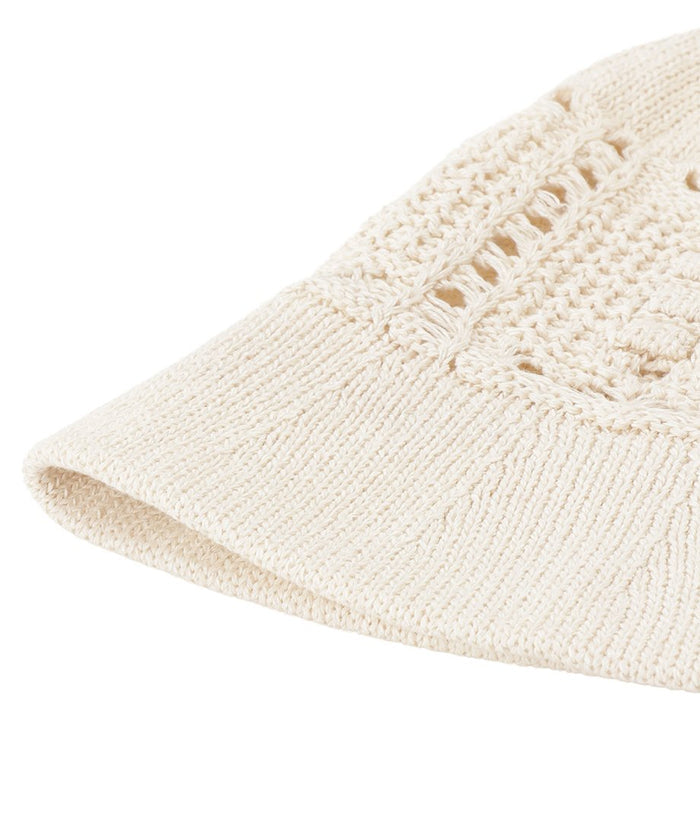 patchwork pattern KNIT hat_5